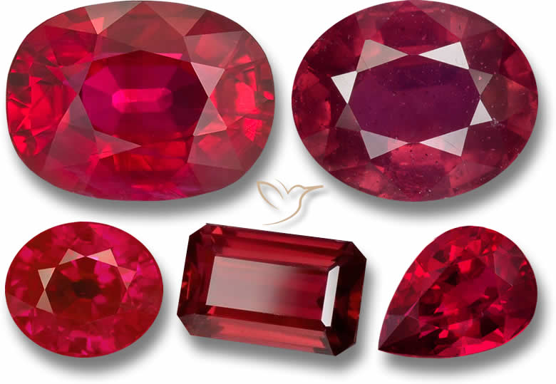 Piedras preciosas de rubí en GemSelect