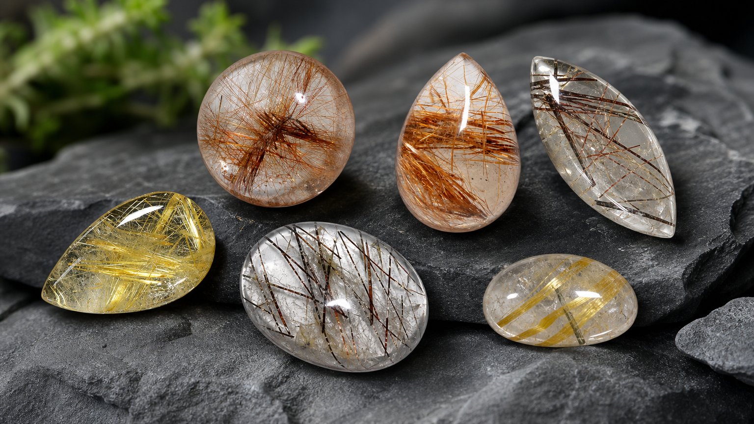 Gemas de cuarzo rutilo natural: guía de compra