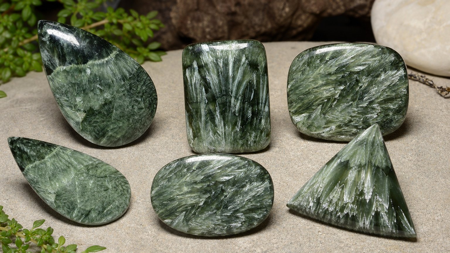 Gemas de serafinita natural: guía de compra