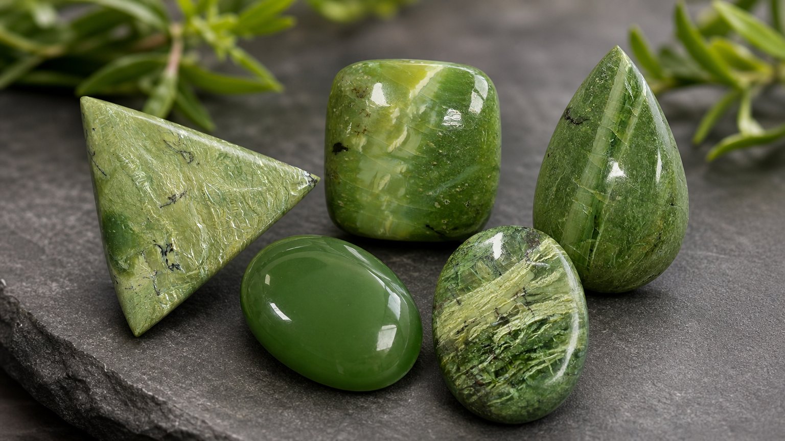 Gemas de serpentina natural: guía de compra