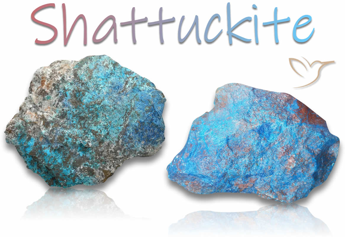 Piedras en bruto de shattuckita