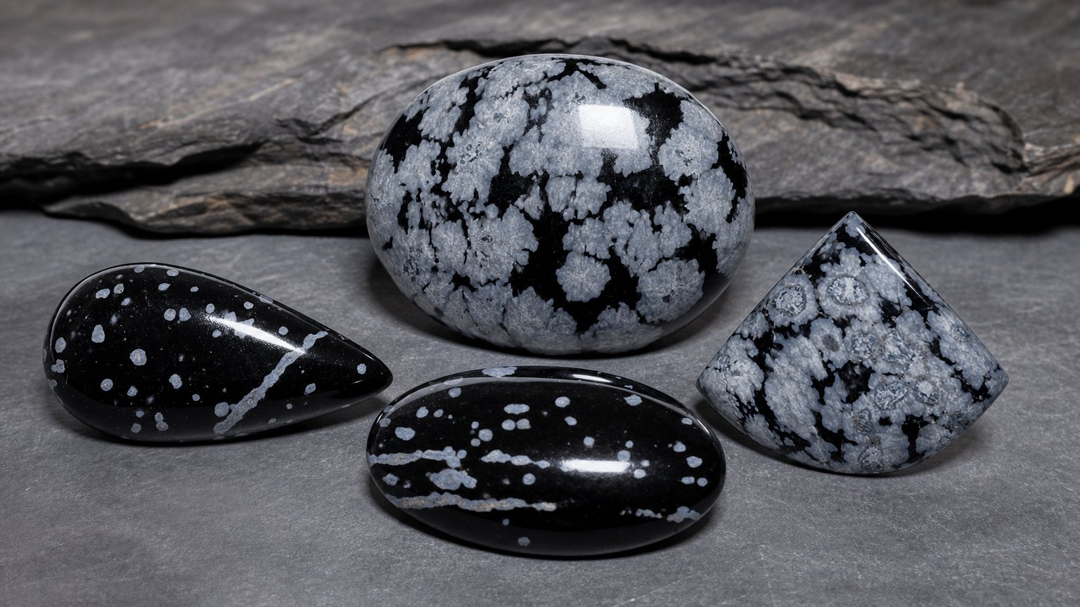 Gemas de obsidiana copo de nieve natural: guía de compra