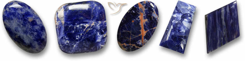 Piedras preciosas de sodalita