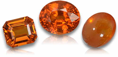 Tienda Hilo de espesartita Piedras Preciosas
