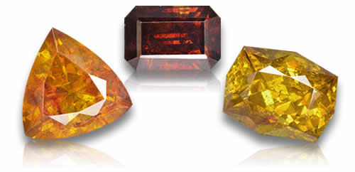 Piedras preciosas de esfalerita