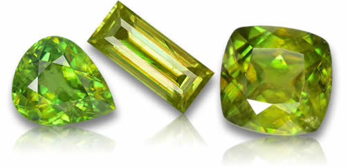 Piedras preciosas de esfena
