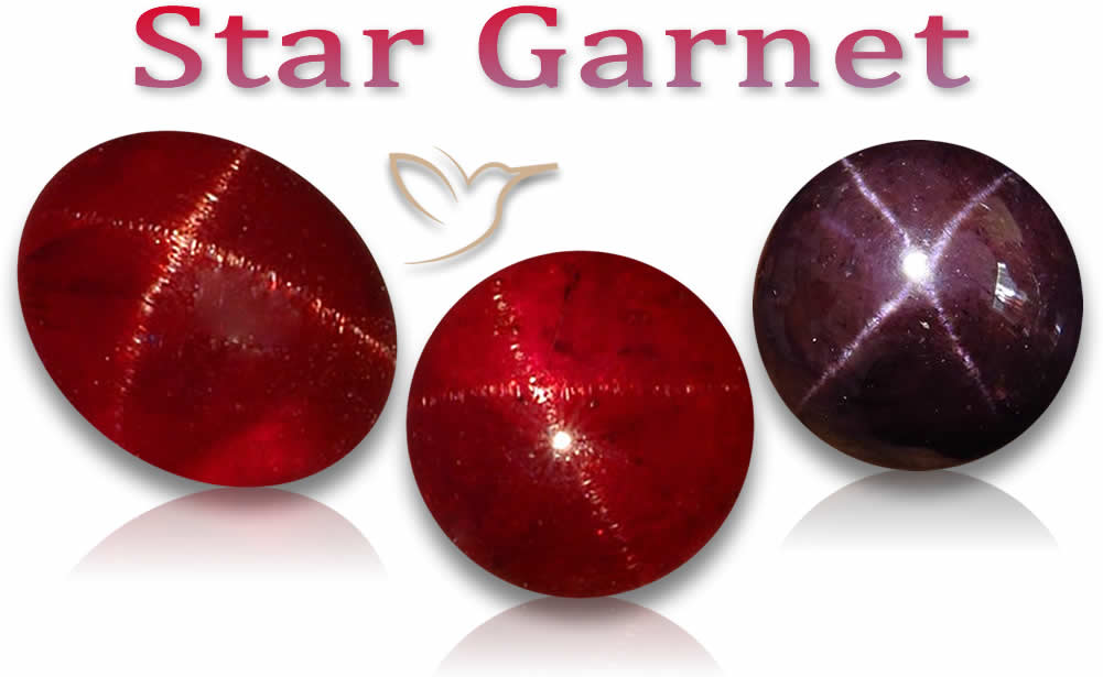 Comprar piedras preciosas de granate estrella roja
