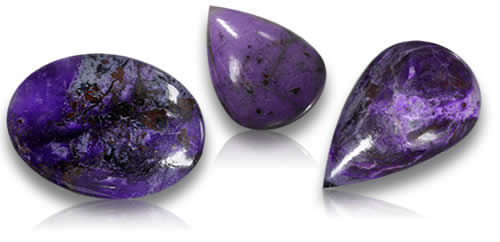 Piedras preciosas de sugilita