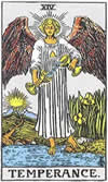 Carta del Tarot - Templanza