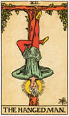 Carta del Tarot - El Colgado