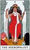 Carta del Tarot - El Hierofante