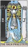 Carta del Tarot - La Suma Sacerdotisa