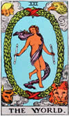 Carta del Tarot - El Mundo