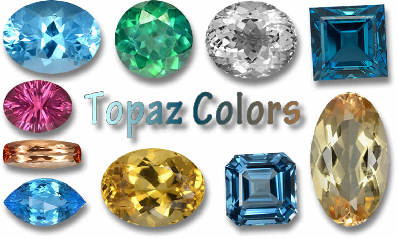 Gama de colores topacio