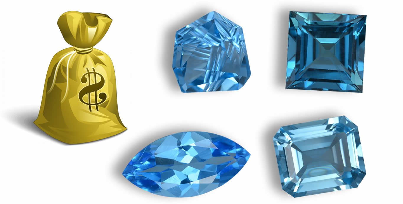 Comprar piedras preciosas de topacio sueltas