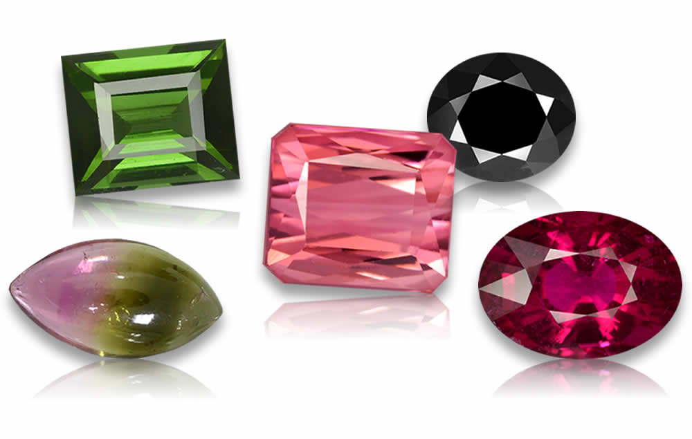 Piedra de nacimiento de turmalina: piedras preciosas naturales certificadas de GemSelect