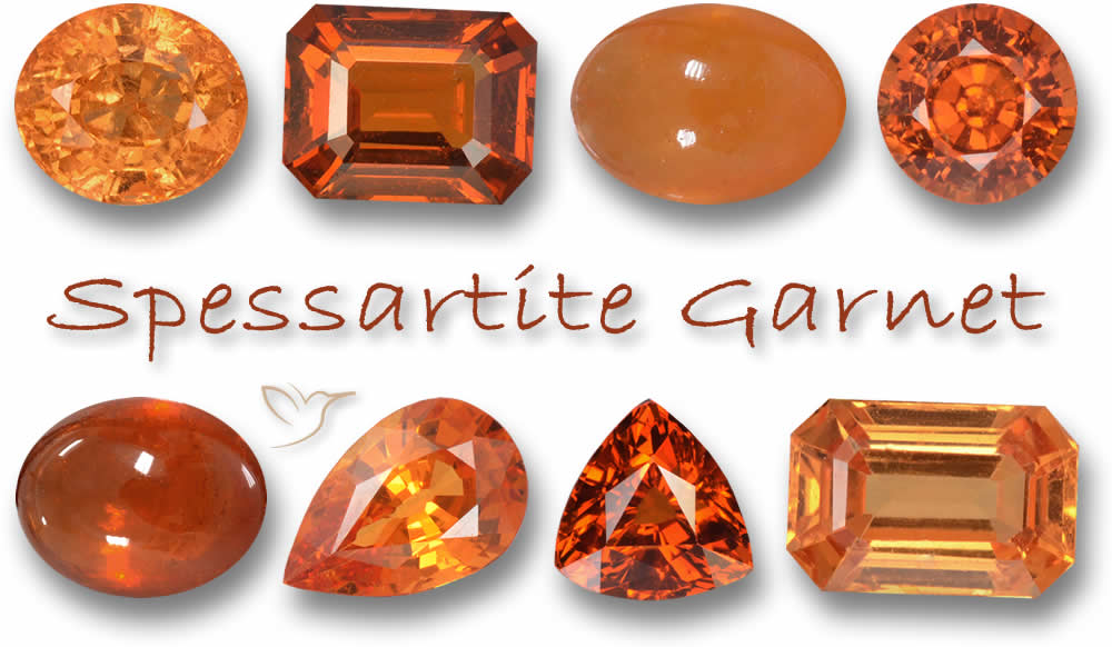 Comprar piedras preciosas de granate espesartita