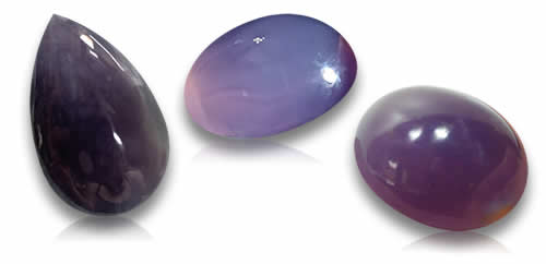 Piedras preciosas de calcedonia