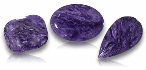 Piedras preciosas de charoita