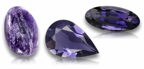 Piedras preciosas de iolita