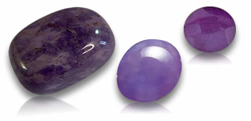 Piedras preciosas de jadeíta