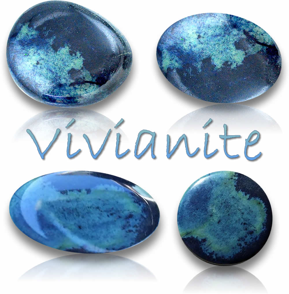 Piedras preciosas de vivianita