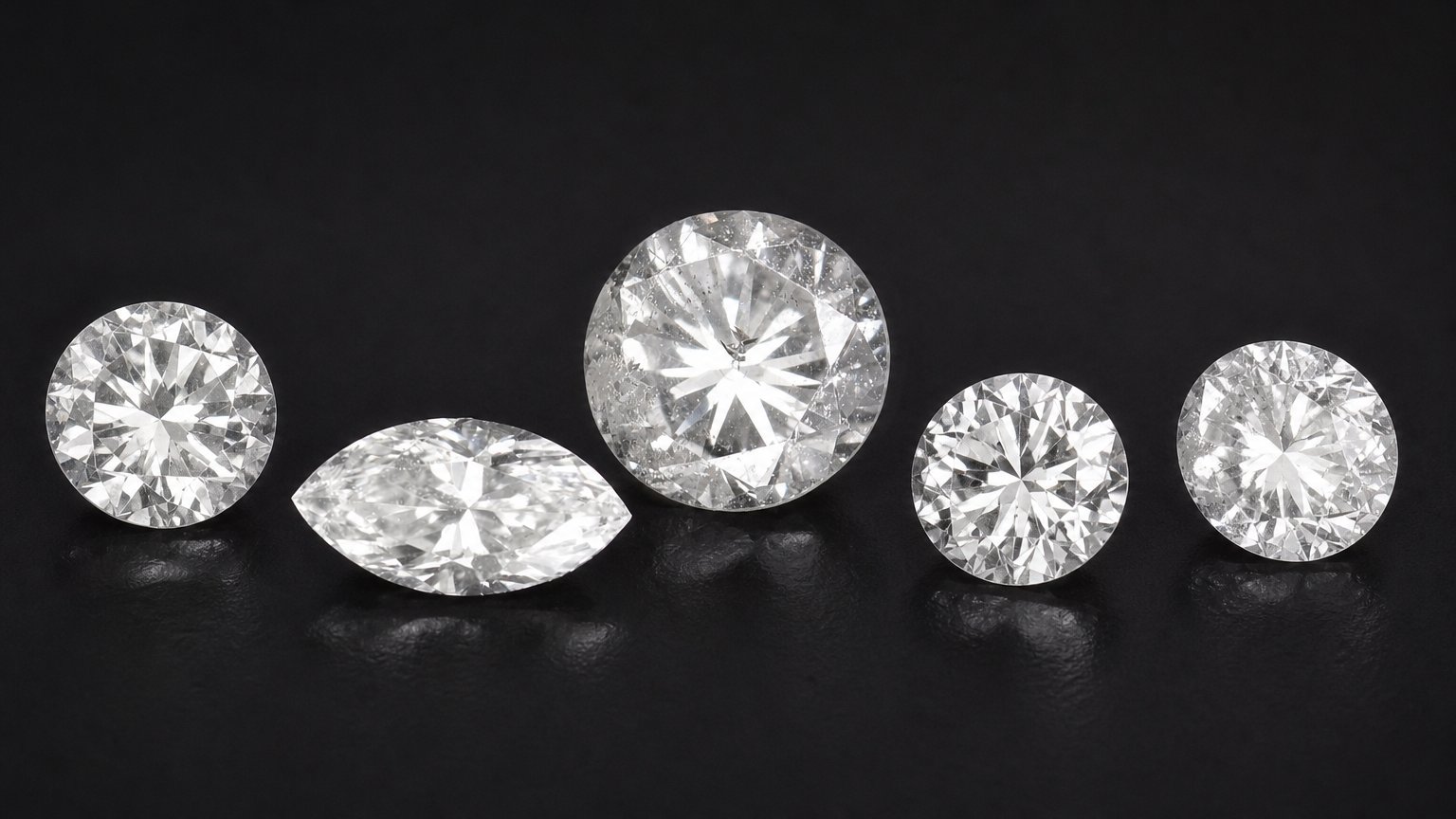 Gemas de diamantes blancos naturales: guía de compra