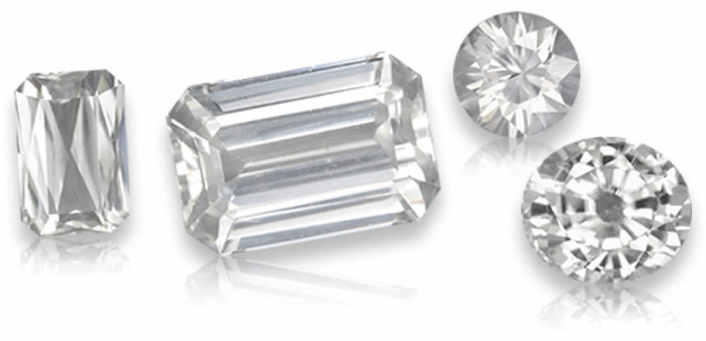 Comprar gemas de circón blanco