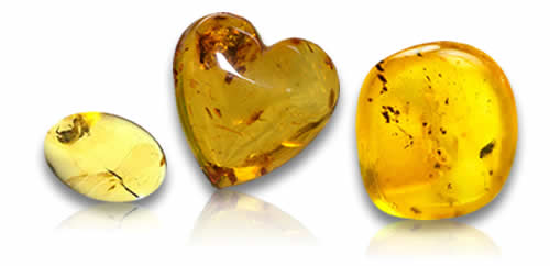 Piedras preciosas de ámbar