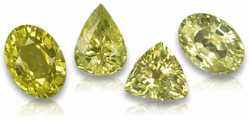 Piedras preciosas de crisoberilo