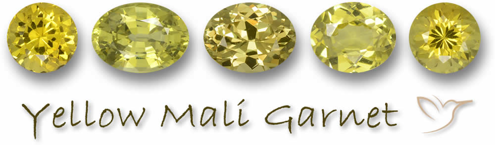 Comprar piedras preciosas de granate amarillo de Mali