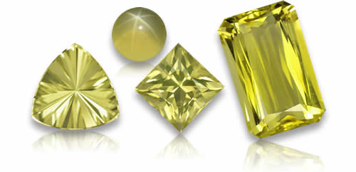 Piedras preciosas de cuarzo