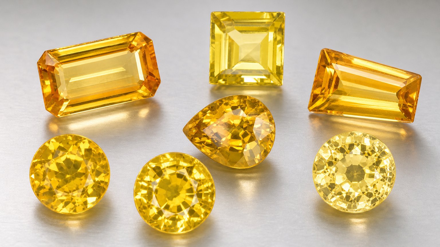 Gemas de zafiro amarillo natural: guía de compra