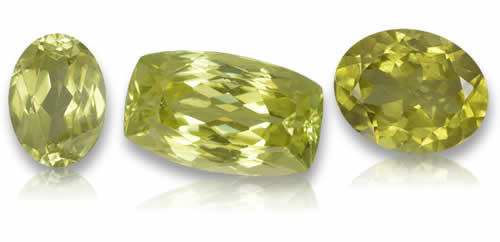 Piedras preciosas de silimanita