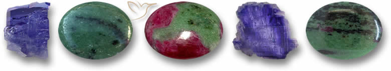 Piedras preciosas de zoisita