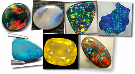 Ópalos australianos naturales en GemSelect