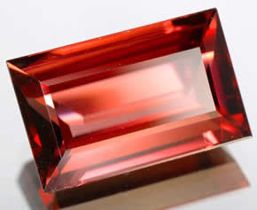 Zircon rosa naranja de Tanzania