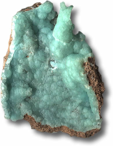 Piedra en bruto de smithsonita