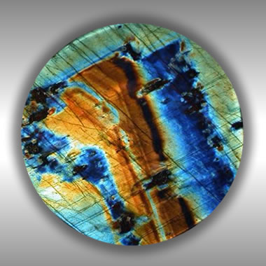 Espectrolita pulida Polished Spectrolite