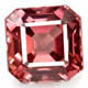 Raro circón rosa rosa sin tratar