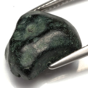 Geoda de ágata multicolor natural de 6,55 ct, forma elegante, opaco