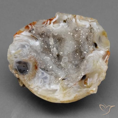 44.83ct Natural Multicolor Geoda de ágata, Elegante, Opaco