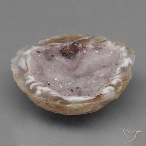53.84ct Natural Multicolor Geoda de ágata, Elegante, Opaco