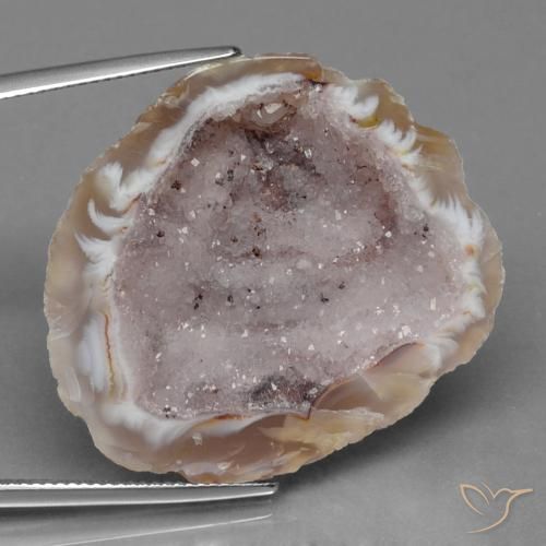 Geoda de ágata Multicolor natural de 53.84 ct, Elegante, Opaco