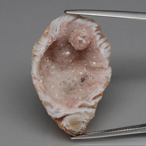 Geoda de ágata Multicolor natural de 39.70 ct, Forma elegante, Opaco