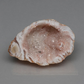 Geoda de ágata Multicolor natural de 39.70 ct, Forma elegante, Opaco