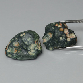 Gemas de geoda de ágata multicolor natural de  ct, forma elegante, opaco