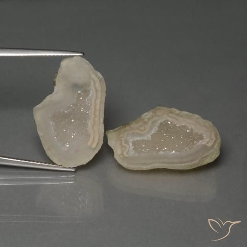 22.90ctw Natural Multicolor Geoda de ágata, Elegante, Opaco