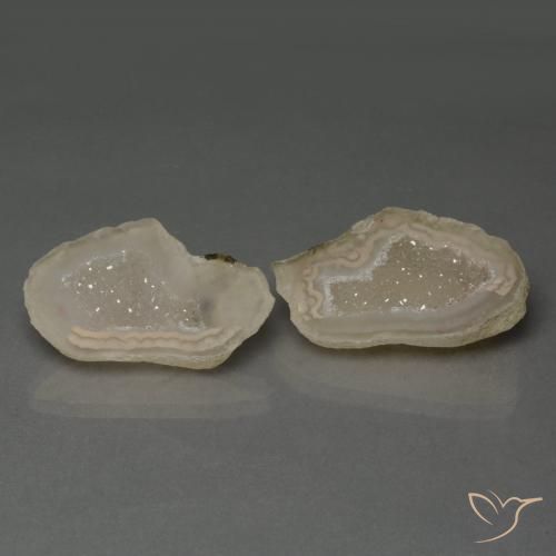 Gemas de Geoda de ágata Multicolor natural de 22.90 ct, Elegante, Opaco