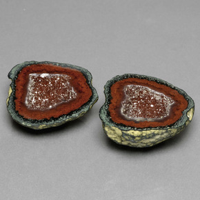 Gemas de Geoda de ágata Multicolor natural de  ct, Forma elegante, Opaco